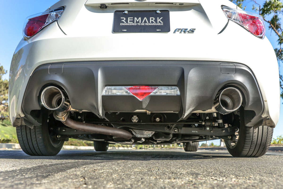 Remark 12-18 Subaru BRZ/Toyota 86 Axle Back Exhaust w/Stainless Steel Single Wall Tip - RO-TSZN-S