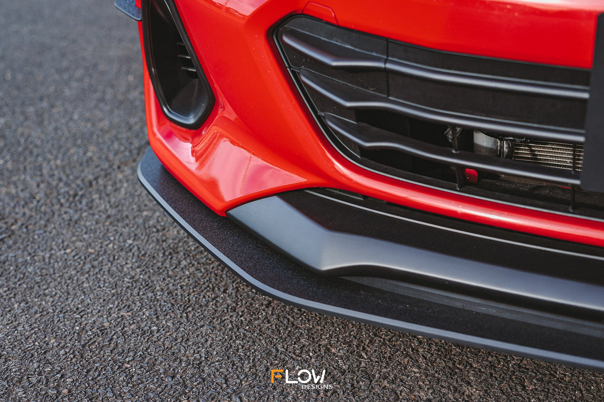 Flow Designs - ZD8 BRZ Front Lip Splitter (TEXTURED)