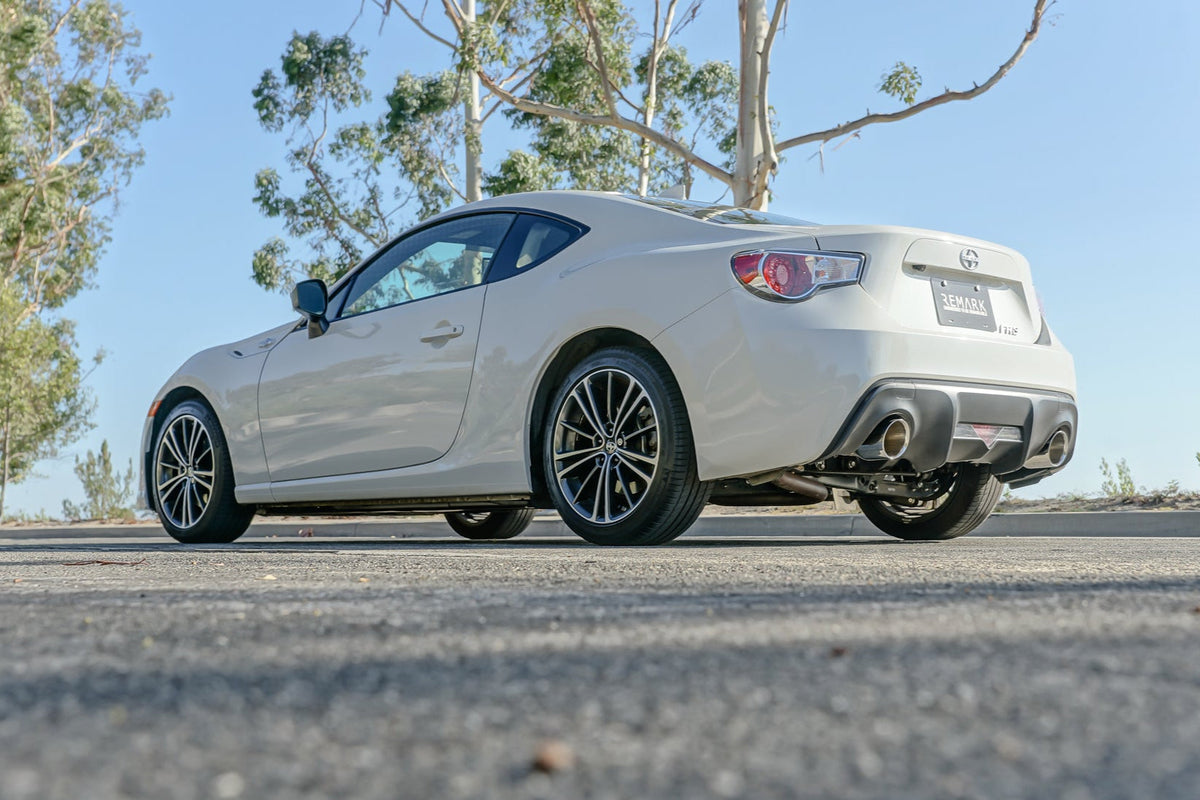 Remark 12-18 Subaru BRZ/Toyota 86 Axle Back Exhaust w/Stainless Steel Double Wall Tip - RO-TSZN-D