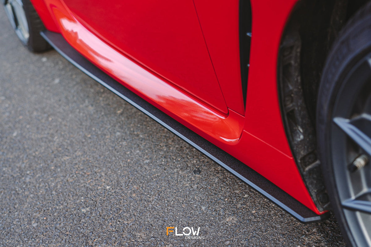 Flow Designs - ZD8 BRZ Side Skirt Splitters (TEXTURED: Pair)