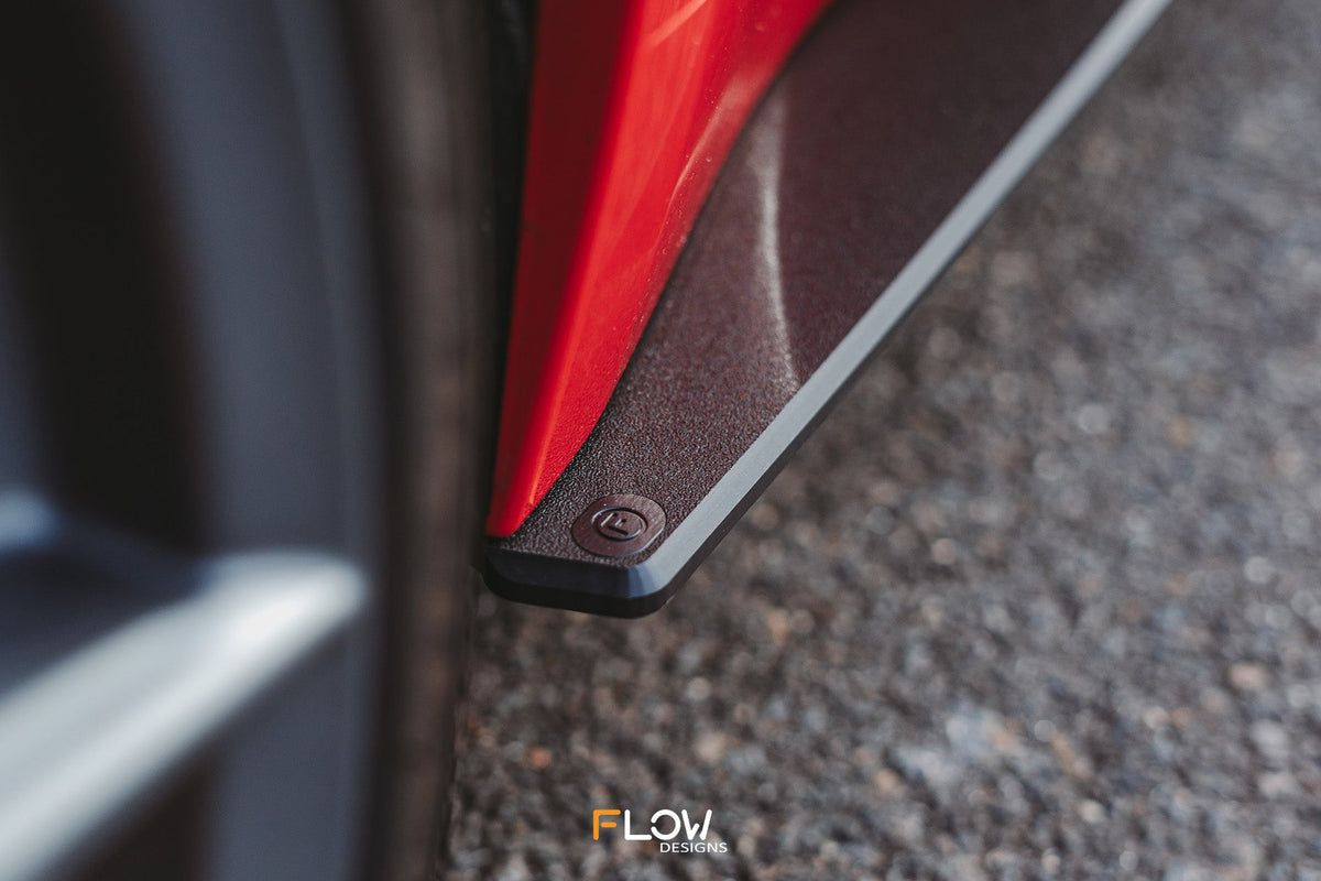 Flow Designs - ZD8 BRZ Side Skirt Splitters (TEXTURED: Pair)