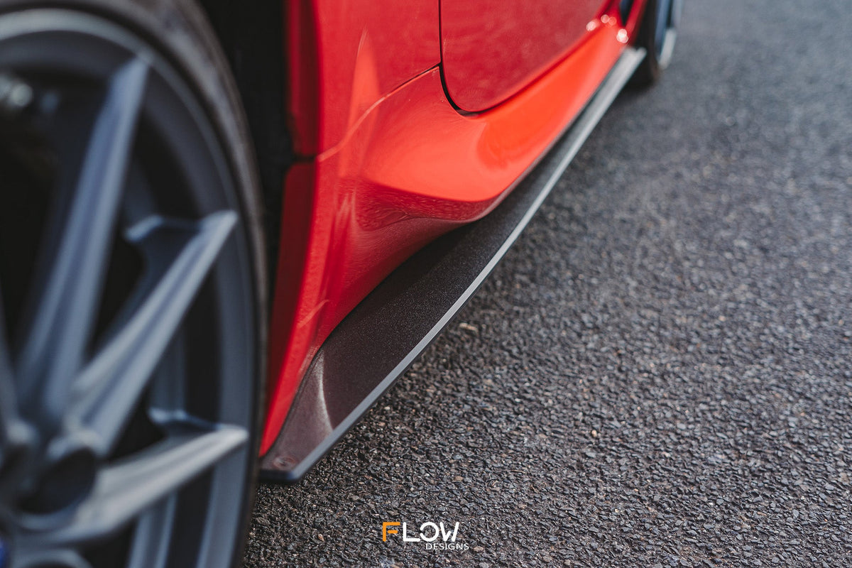 Flow Designs - ZD8 BRZ Side Skirt Splitters (TEXTURED: Pair)