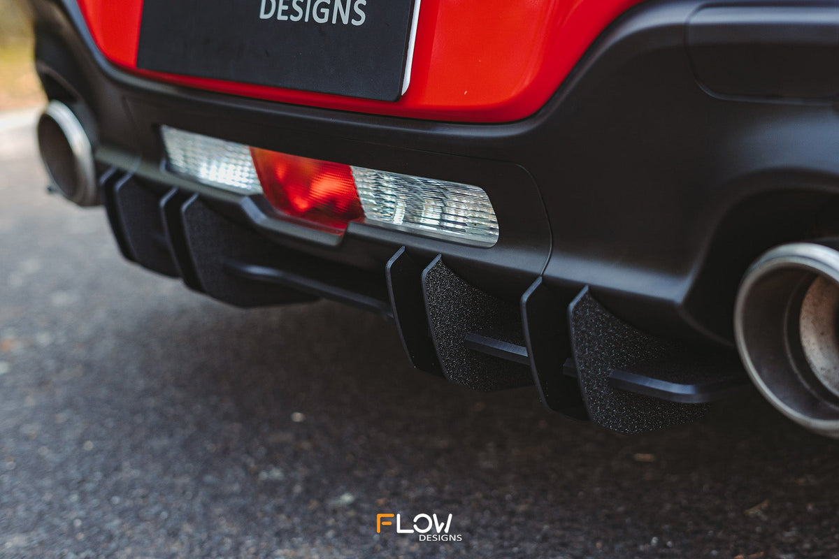 Flow Designs - ZD8 BRZ Flow-Lock Rear Diffuser (TEXTURED)