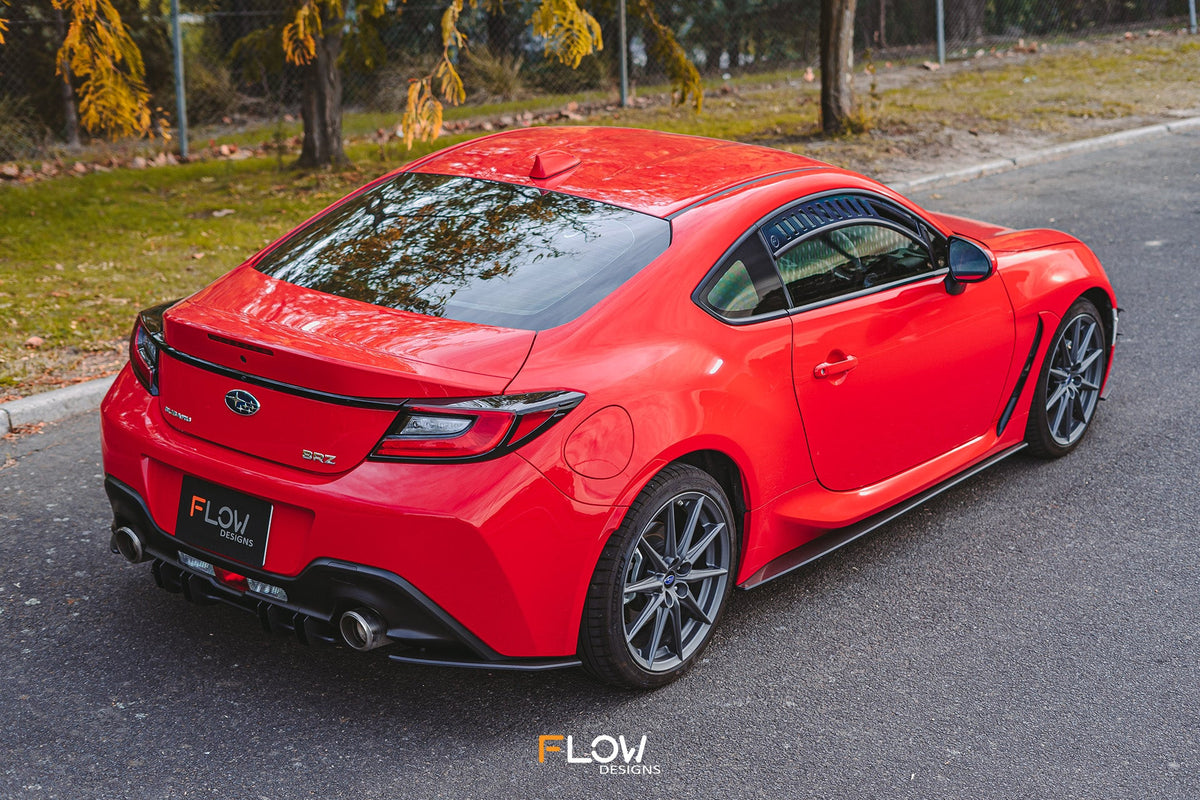 Flow Designs - ZD8 BRZ Rear Spats (TEXTURED; Pair)