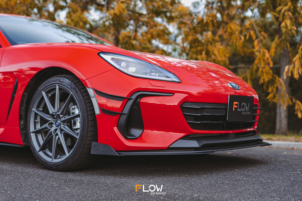 Flow Designs - ZD8 BRZ Front Lip Splitter Winglets (Pair)