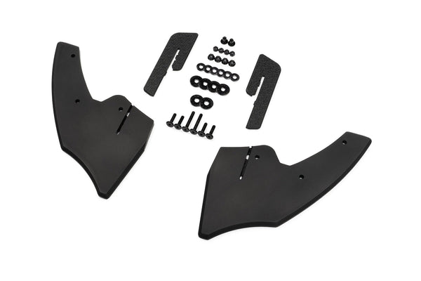 Flow Designs - MK7 Golf GTI Rear Spats (Pair) & Flow-Lock Fins for 2015-2017 Volkswagen GTI - front view