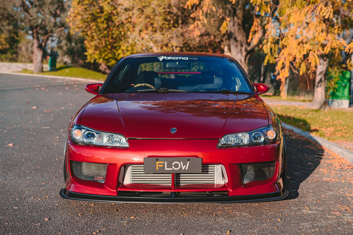 Flow Designs - S15 / 200SX Aero Front Lip Splitter Extensions (Pair - For Aero Front Bar)