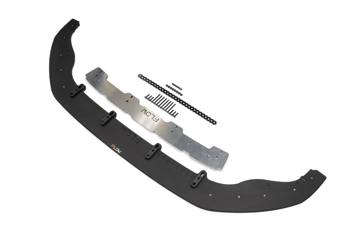 Flow Designs - MK7 Golf GTI Front Lip Splitter &amp; Bumper Reinforcement Bracket