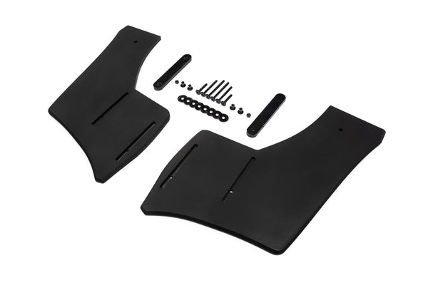 Flow Designs - Lancer Evolution X Rear Spats/Pods (2 Piece) by Flow Designs - front view