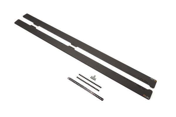 Flow Designs - MK5 Golf R32 Side Skirt Splitters (Pair) for 2008 Volkswagen R32 - front view