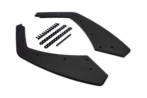 Flow Designs - FK8 Civic Type R Rear Spats (Pair) for 2017-2021 Honda Civic Type R - front view