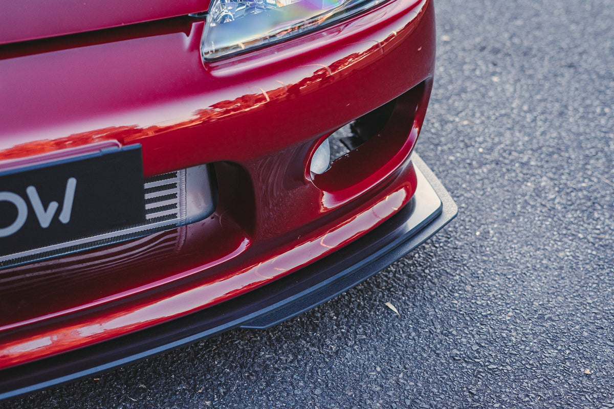 Flow Designs - S15 / 200SX Front Lip Splitter Extensions (Pair - For Standard Front Bar)