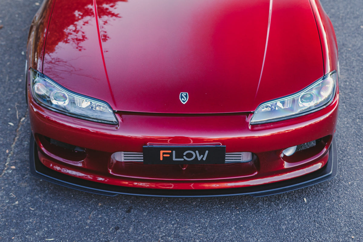 Flow Designs - S15 / 200SX Front Lip Splitter Extensions (Pair - For Standard Front Bar)