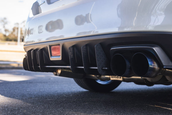 Flow Designs - VA WRX & STI Flow-Lock Rear Diffuser for 2015-2021 Subaru WRX - front view