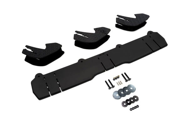 Flow Designs - MK7.5 Golf R Flow-Lock Rear Diffuser for 2018-2019 Volkswagen Golf R - front view