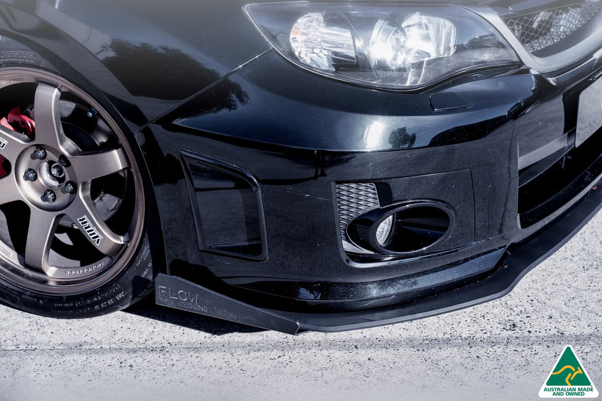 Flow Designs - Impreza WRX / STI G3 Sedan FL Front Lip Splitter