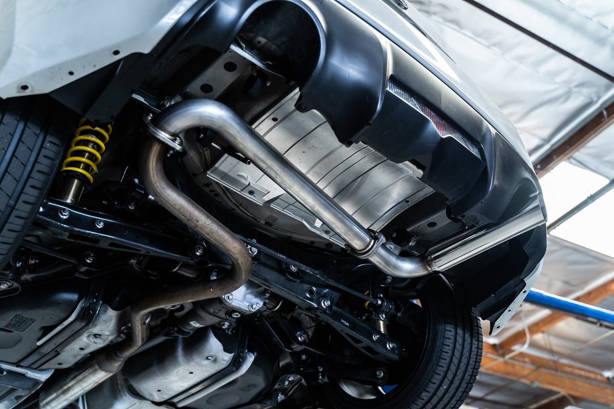 Remark 13+ Subaru BRZ/Toyota 86 Single-Exit Axle Back Exhaust w/ Burnt Stainless Single Wall Tip - RO-TTZN-SL