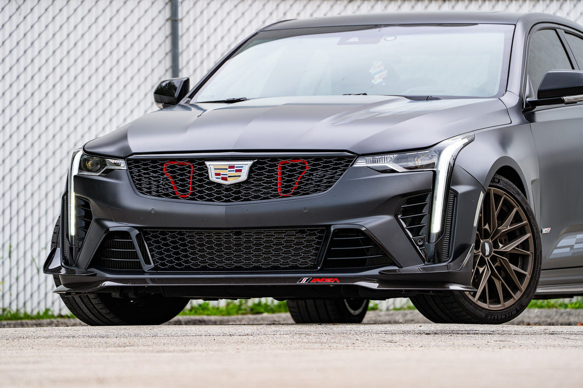 2022+ Cadillac CT4-V Blackwing Dual BIG MOUTH Ram Air Intake Snorkels