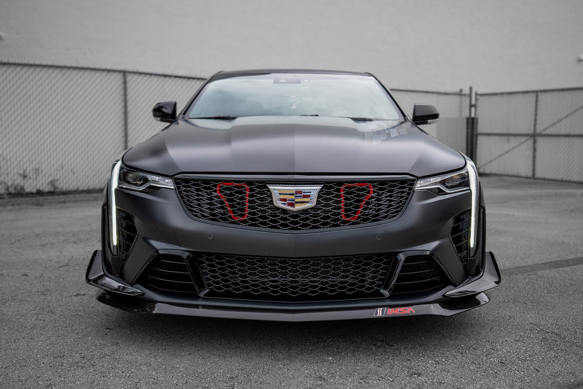2022+ Cadillac CT4-V Blackwing Dual BIG MOUTH Ram Air Intake Snorkels
