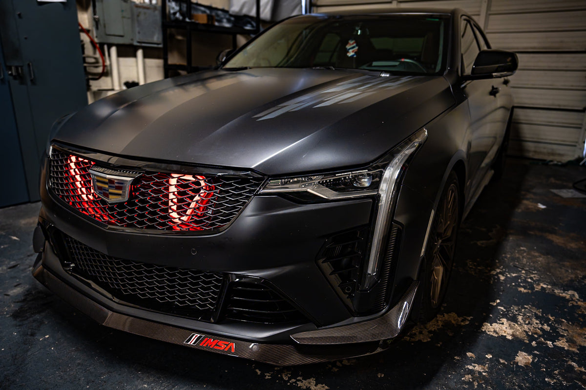 2022+ Cadillac CT4-V Blackwing Dual BIG MOUTH LIT KIT Ram Air Intake Snorkels