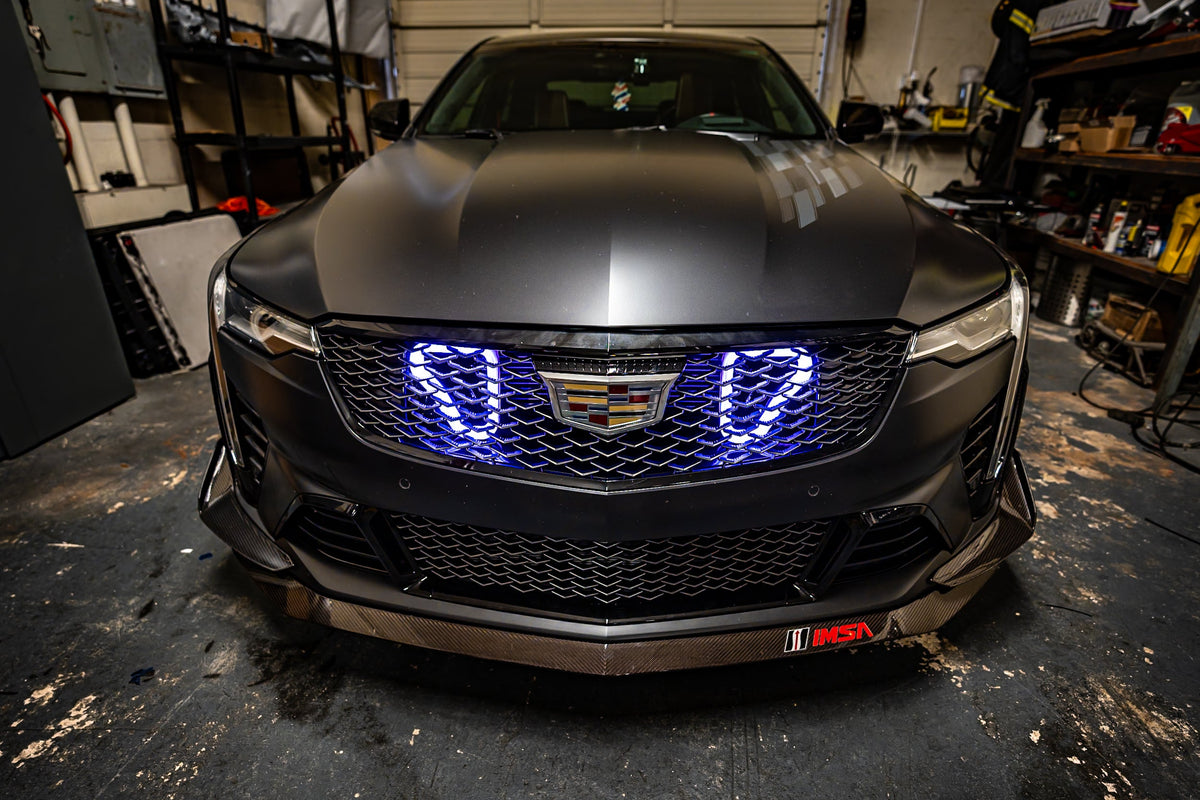 2022+ Cadillac CT4-V Blackwing and CT5-V Blackwing BIG MOUTH LIT KIT | LIT Flares and Controller Only