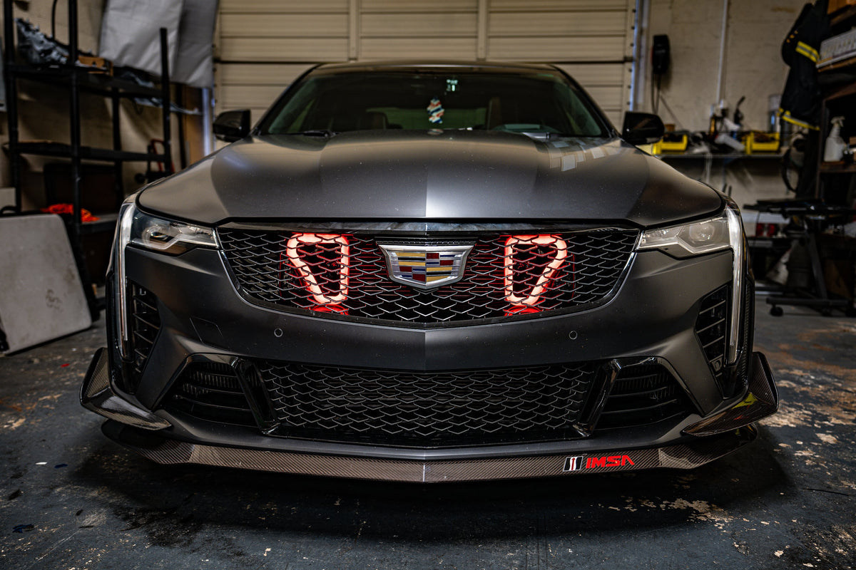 2022+ Cadillac CT4-V Blackwing and CT5-V Blackwing BIG MOUTH LIT KIT | LIT Flares and Controller Only
