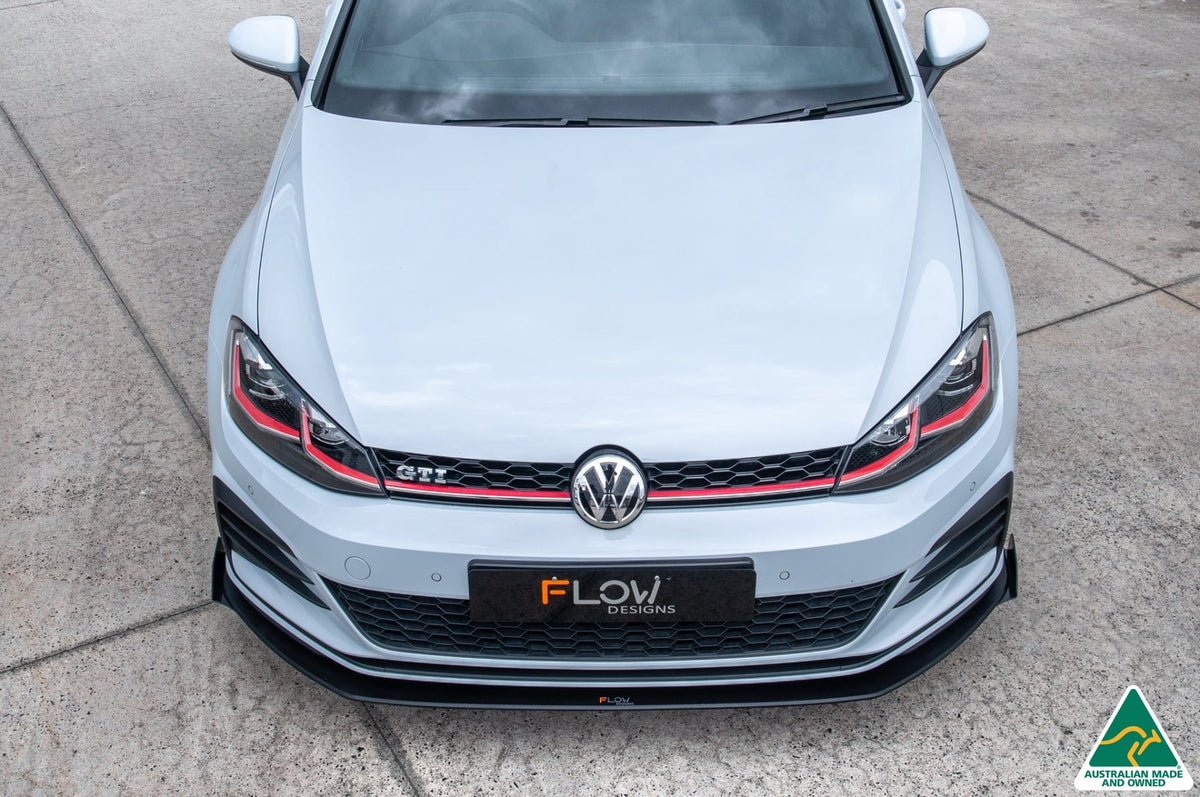 Flow Designs - MK7.5 Golf GTI Front Lip Splitter
