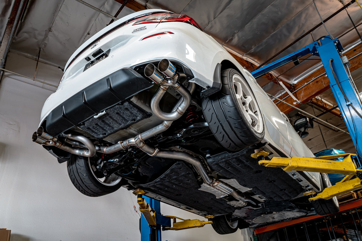 Remark 2022+ Honda Civic Hatchback Sport Touring FL1 (Link Loop) Catback Exhaust Burnt Stainless Tip - RK-C4063H-07T