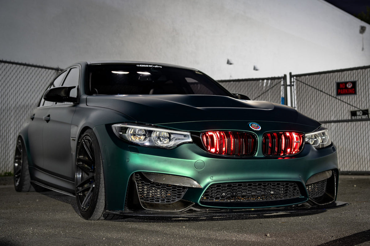 2014-2019 BMW M3 (F80) Dual BIG MOUTH LIT KIT Ram Air Intake Snorkels