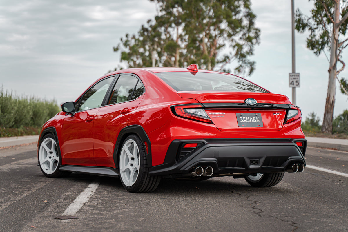 Remark 2022+ Subaru WRX (VB) 3.5in Axleback Exhaust w/ Stainless Single Wall Tip - RO-TSVB-S