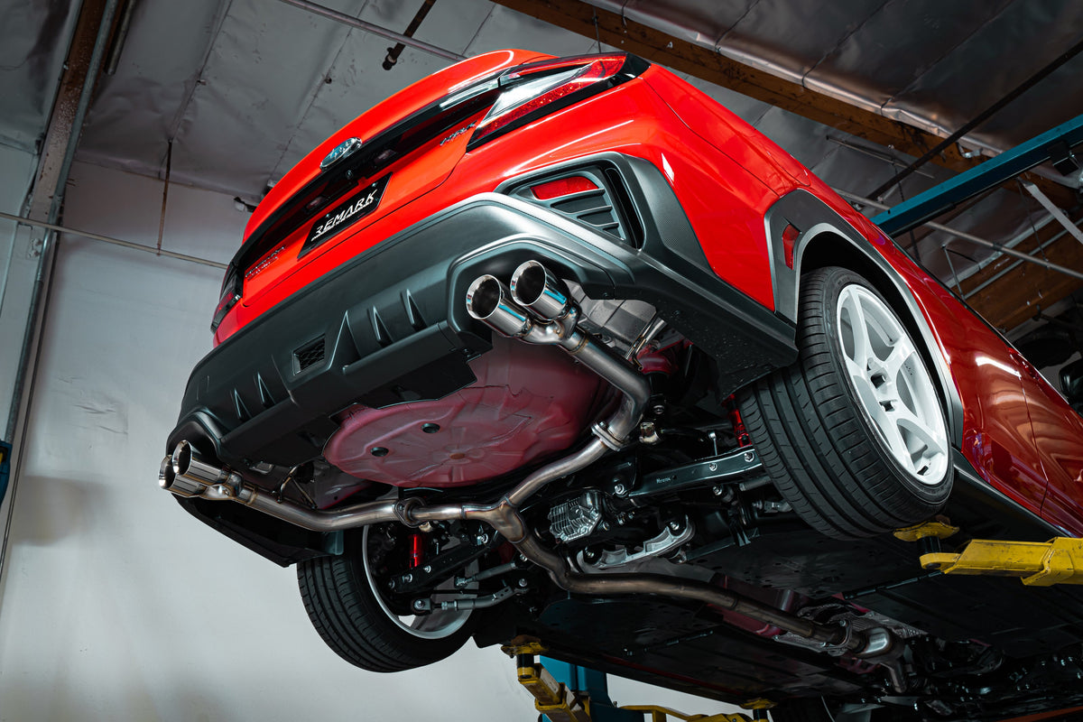Remark 2022+ Subaru WRX (VB) 3.5in Axleback Exhaust w/ Stainless Double Wall Tip - RO-TSVB-D