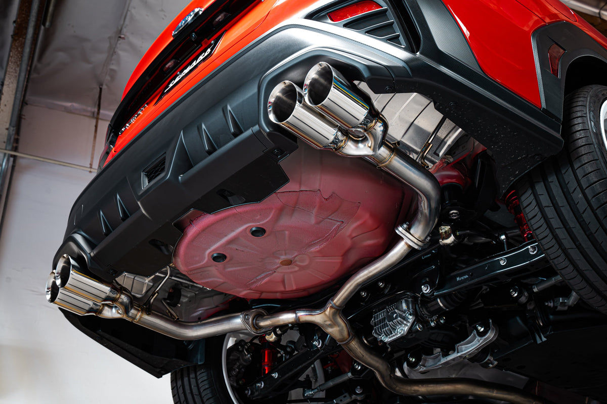 Remark 2022+ Subaru WRX (VB) 4in Axleback Exhaust w/ Stainless Single Wall Tip - RO-TSVB-S4