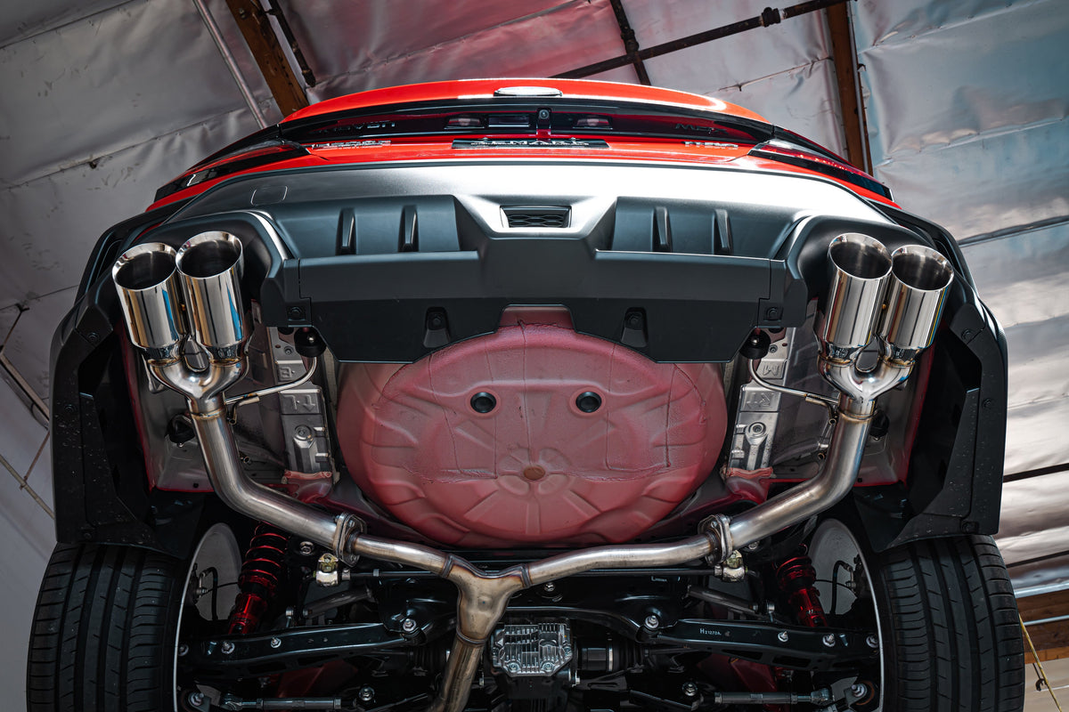 Remark 2022+ Subaru WRX (VB) 4in Axleback Exhaust w/ Stainless Single Wall Tip - RO-TSVB-S4