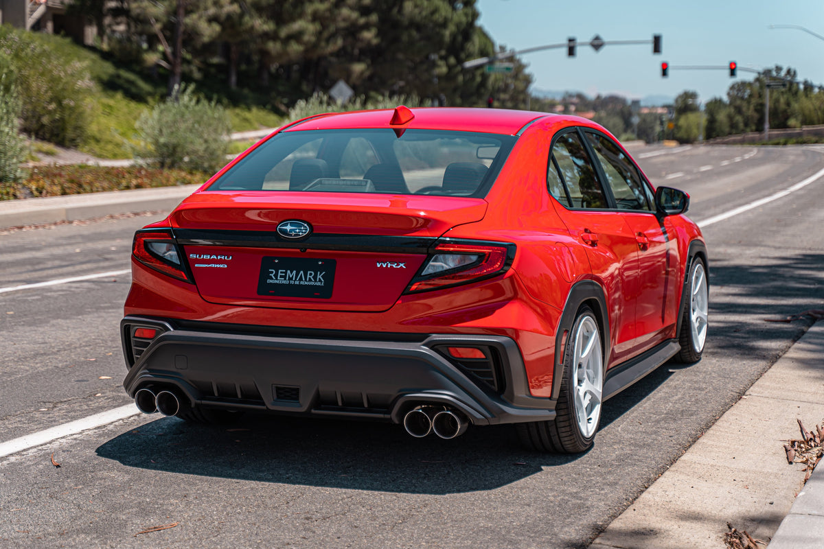 Remark 2022+ Subaru WRX (VB) 4in Axleback Exhaust w/ Stainless Double Wall Tip - RO-TSVB-D4