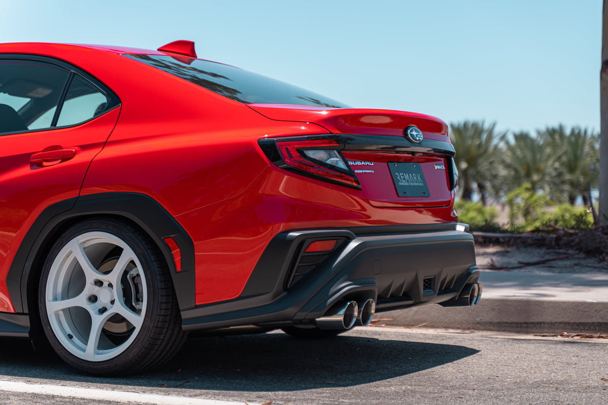 Remark 2022+ Subaru WRX (VB) 4in Axleback Exhaust w/ Stainless Single Wall Tip - RO-TSVB-S4
