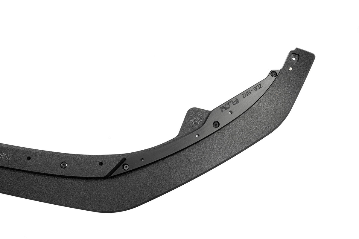 Flow Designs - ZD8 BRZ Front Lip Splitter (TEXTURED)