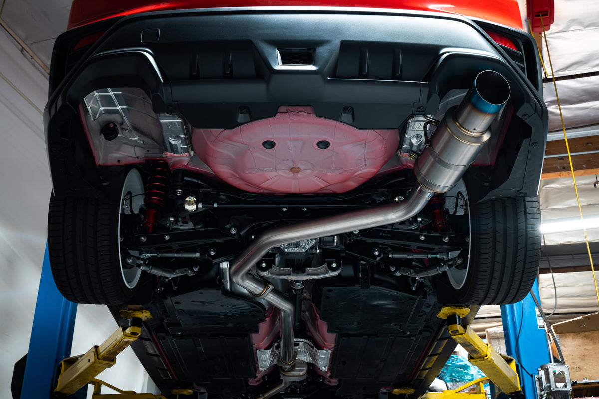 Remark 22+ Subaru WRX (VB) R1 Spec Single-Exit Stainless Catback Exhaust (Resonated) - RK-C1076S-03C