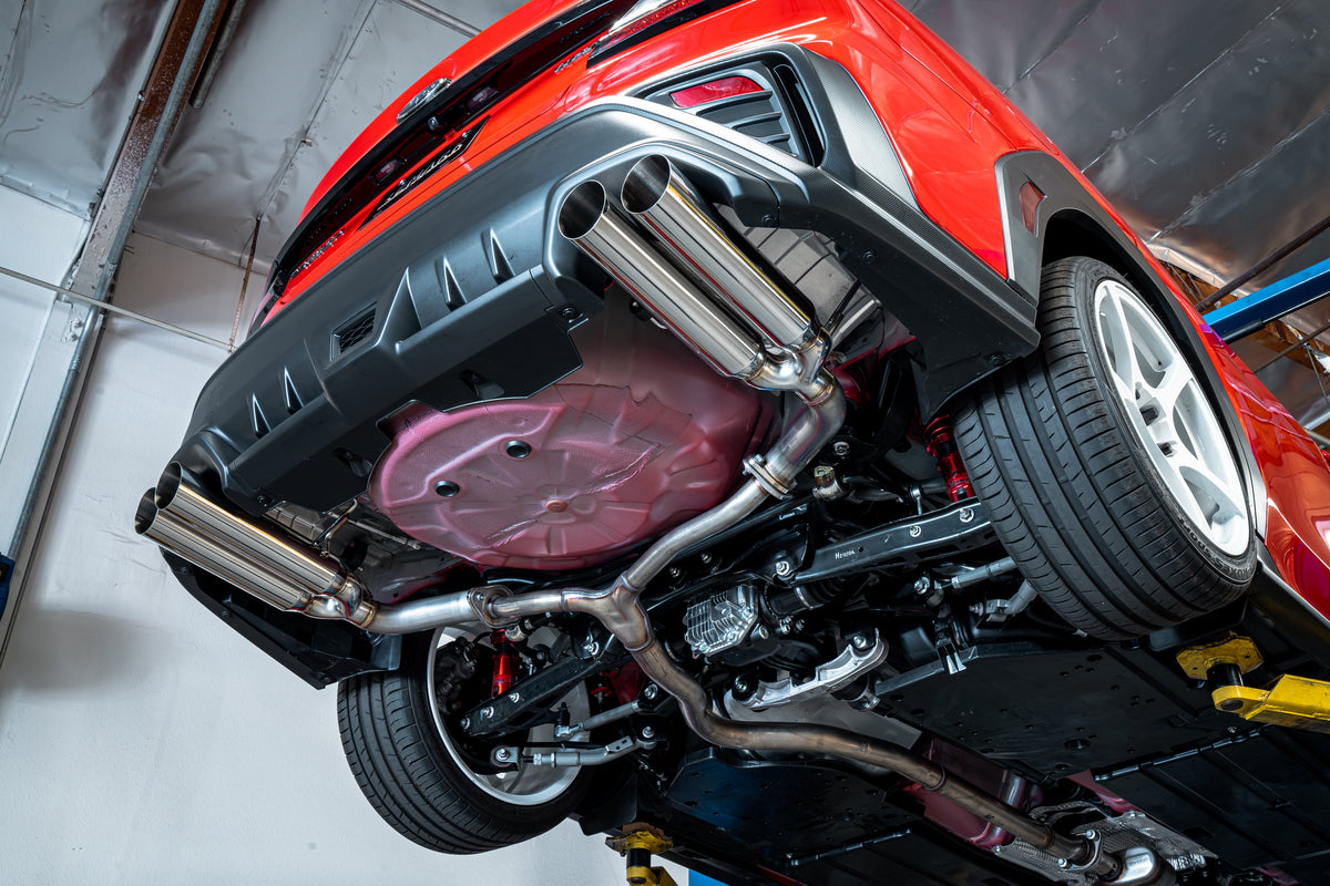 Remark 2022+ Subaru WRX BOSO Edition Axle Back Exhaust w/ Stainless Steel Tips - RO-TSVB-SL