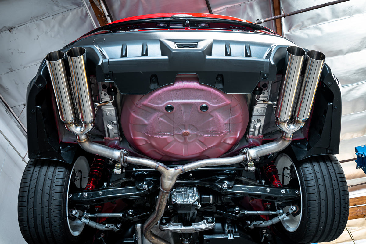 Remark 2022+ Subaru WRX BOSO Edition Axle Back Exhaust w/ Stainless Steel Tips - RO-TSVB-SL