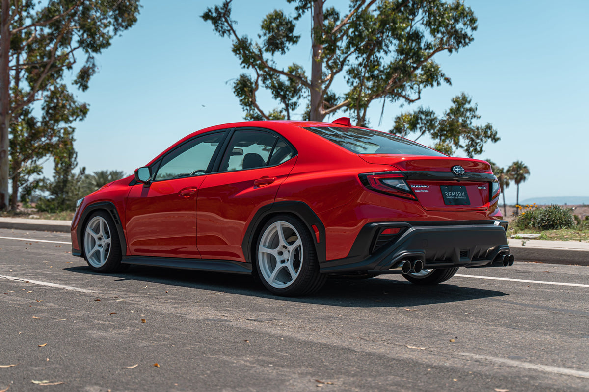 Remark 2022+ Subaru WRX BOSO Edition Axle Back Exhaust w/ Burnt Stainless Tip - RO-TTVB-SL