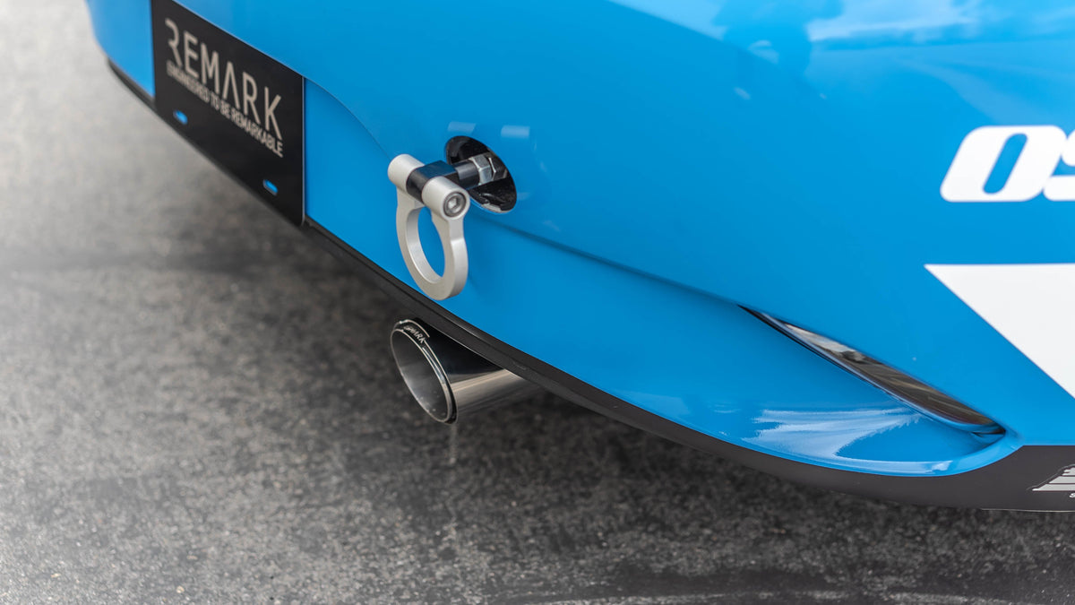 Remark 2015+ Mazda MX-5 ND Cat-Back Exhaust w/Stainless Steel Tip Cover - RK-C1063Z-01
