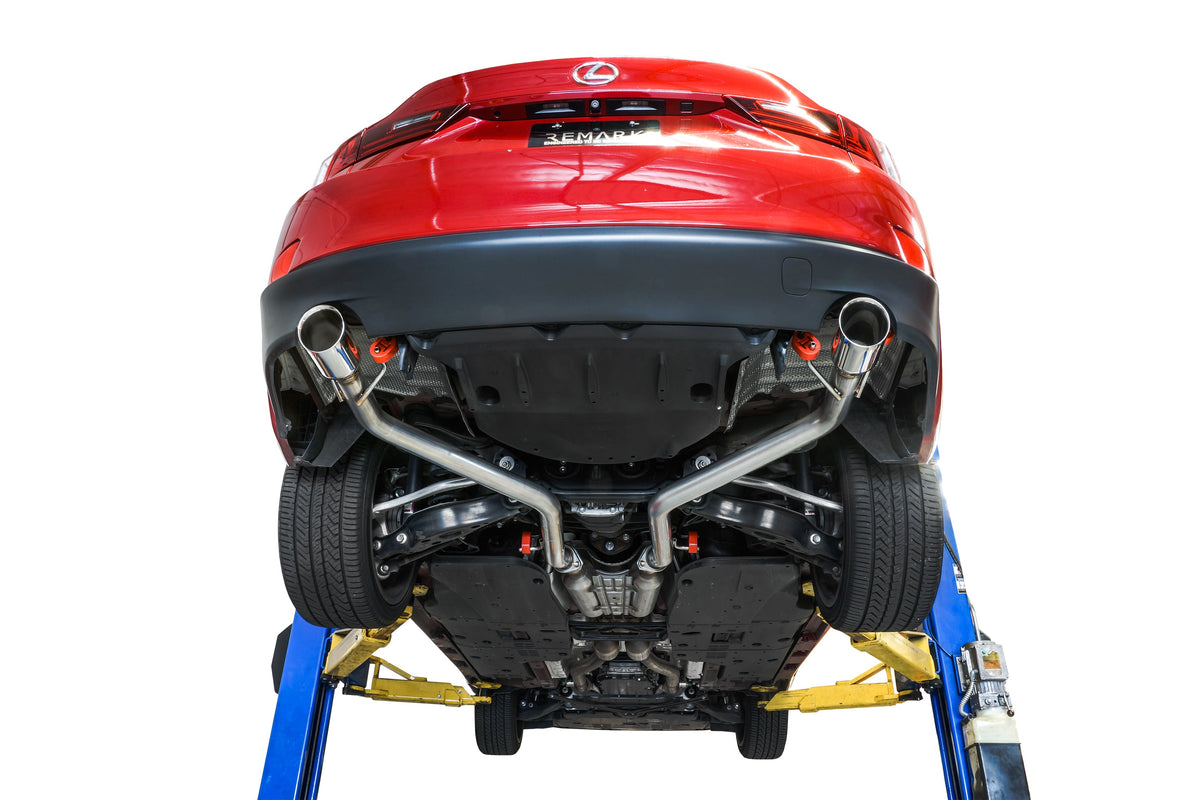 Remark 14-16 Lexus IS200T/IS300/IS350 Axle Back Exhaust w/Double Wall Stainless Tip - RO-TSE2-D