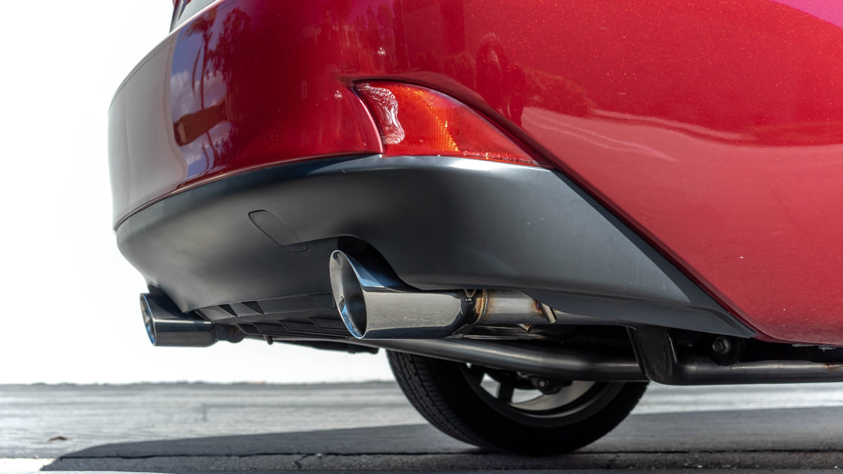 Remark 14-16 Lexus IS250/IS300/IS350 Axle-Back Exhaust w/ Stainless Double Wall Burnt Tip - RO-TTE2-D