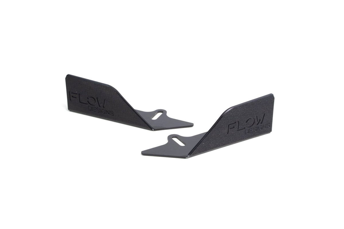 Flow Designs - FK8 Civic Type R Front Lip Splitter Winglets (Pair)