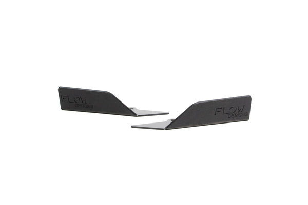Flow Designs - FK8 Civic Type R Rear Spat Winglets (Pair) for 2017-2021 Honda Civic Type R - front view