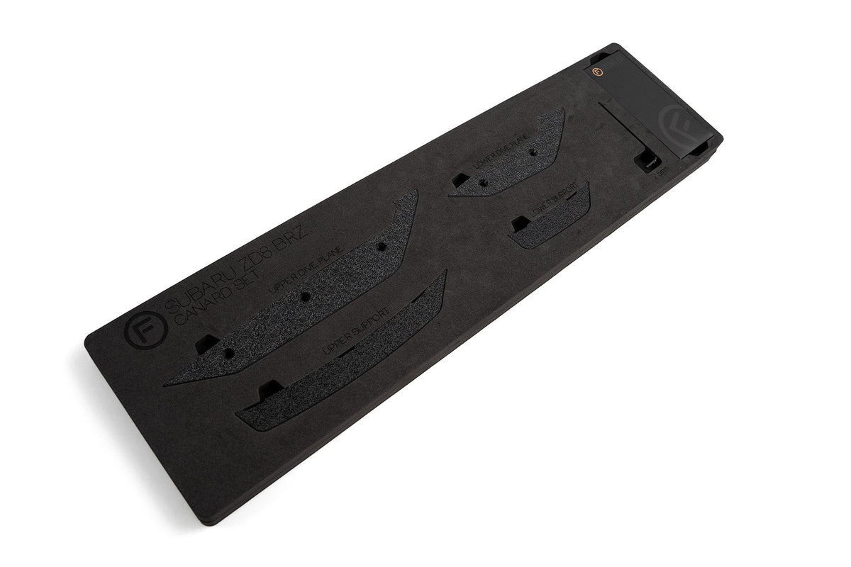 Flow Designs - ZD8 BRZ Front Bumper Canards