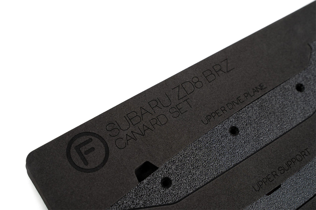 Flow Designs - ZD8 BRZ Front Bumper Canards