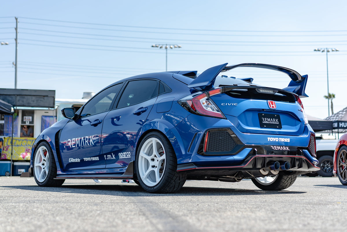 Remark 2017+ Honda Civic Type-R FK8 Full Titanium Cat-Back Exhaust - RK-C2076H-01T
