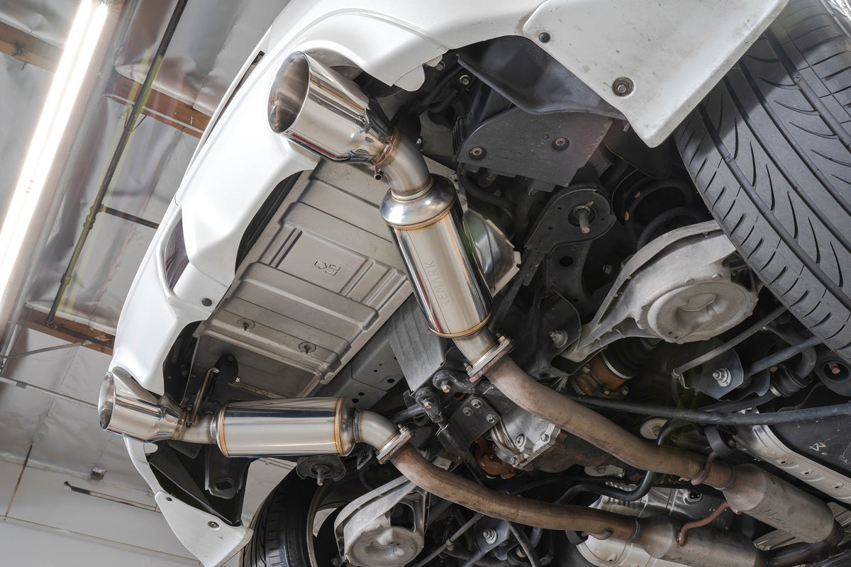 Remark 09-19 Nissan 370z Axle Back Exhaust w/Stainless Double Wall Tip - RO-TS34-D