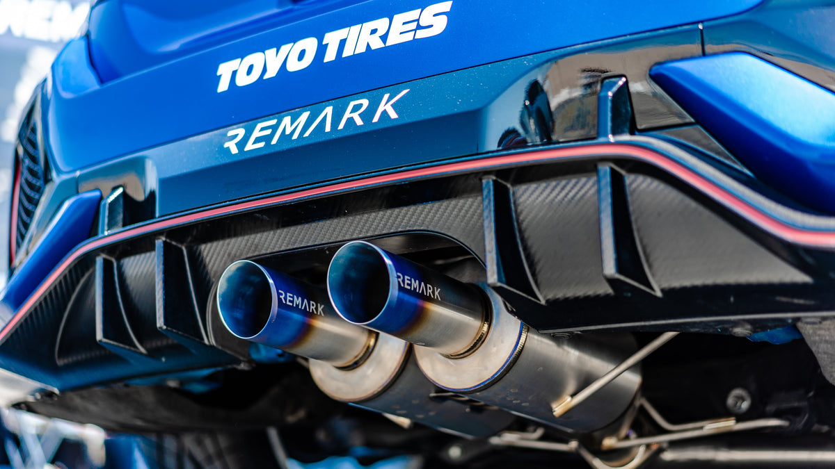 Remark 2017+ Honda Civic Type-R FK8 Full Titanium Cat-Back Exhaust - RK-C2076H-01T